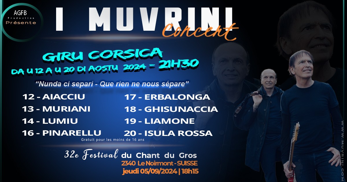 I Muvrini en Concert - 17 Août 2024 - Erbalunga - Cap Corse Capicorsu