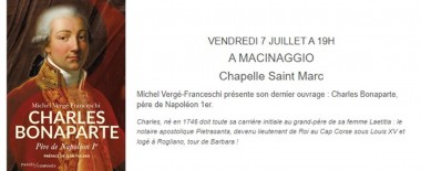 Conférence Michel Vergé Franceschi - 7 juillet 2023 - Macinaggio - Cap Corse Capicorsu