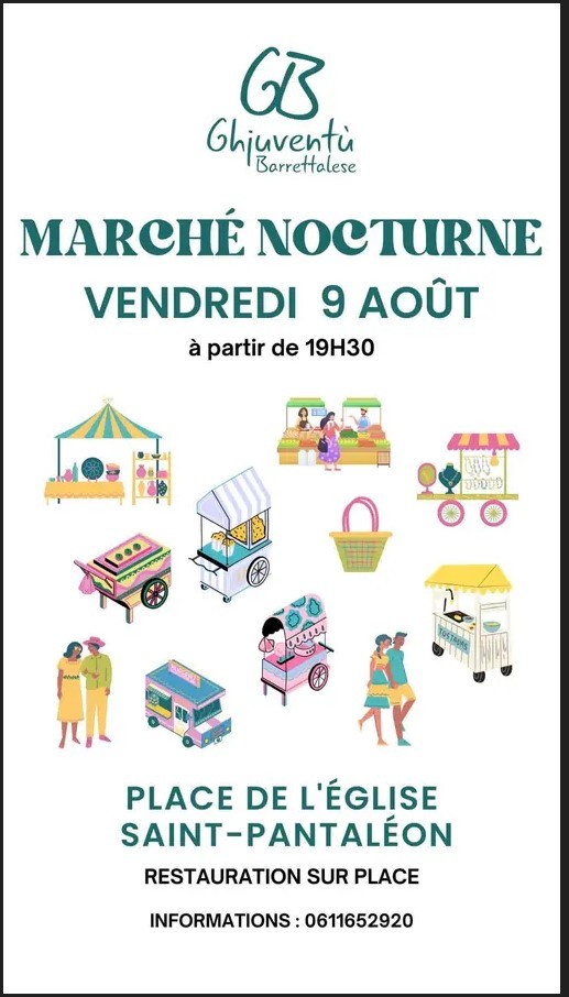 Marché Nocturne 9 Aout 2024 -  - Cap Corse Capicorsu