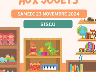 Collecte et bourse de jouets 2024 - CCAS de Siscu - salle des fêtes de Sisco -  - Cap Corse Capicorsu